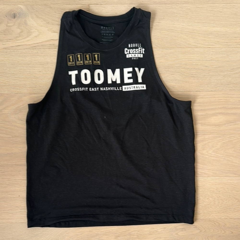 NOBULL CrossFit games Toomey Black Tank Top